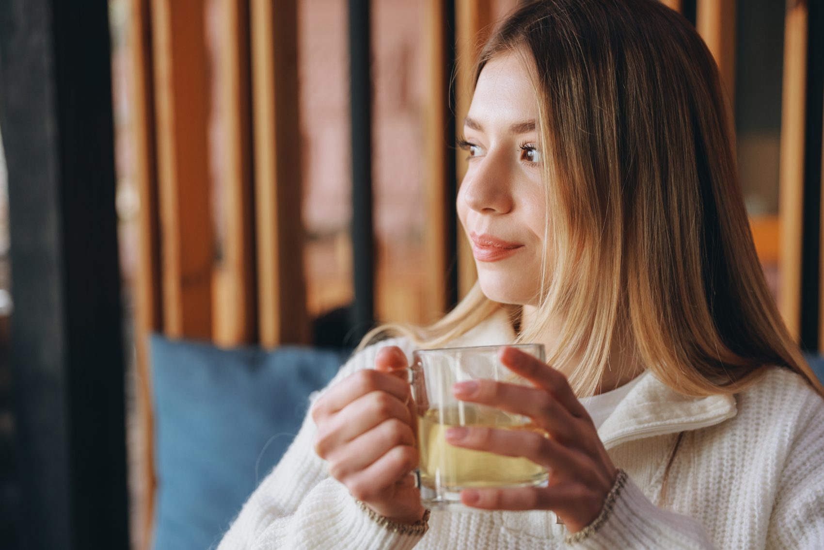 A quiet moment with a cup of tea
